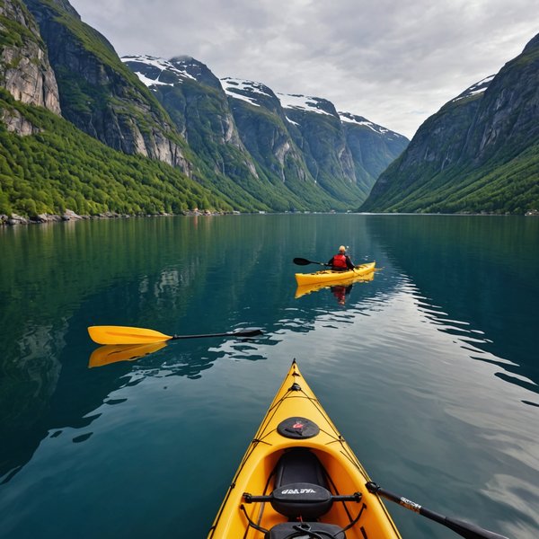 Comment organiser une croisière pour découvrir les fjords norvégiens en kayak?