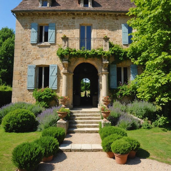 Où peut-on louer une maison de vacances en Dordogne avec des ateliers de sculpture et des visites de châteaux?
